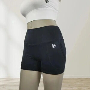 Pedigree eMPWR Women High-Waist Workout Shorts | Dual Pockets | No Front Seam